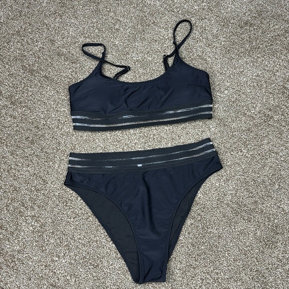Women's Bikini Sets High Waisted Two Piece Swimsuit Size Large NWT - Picture 1 of 6